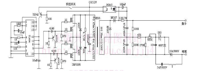 电鱼机电路图大全